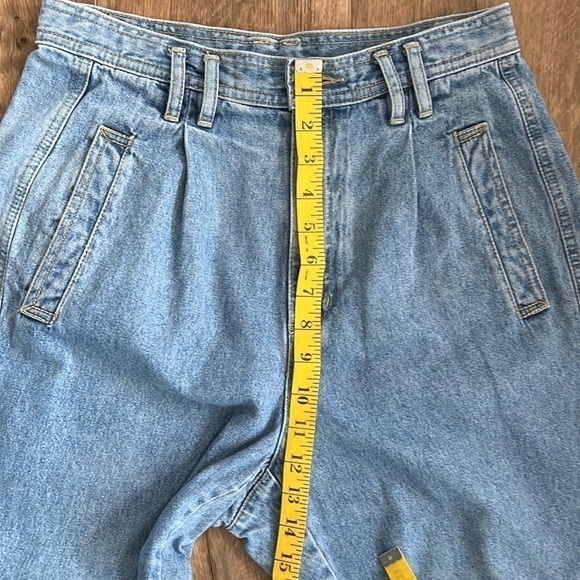 Vintage 90s Liz Claiborne Pleated High Rise Tapered Balloon Mom Jeans - Picture 8 of 11